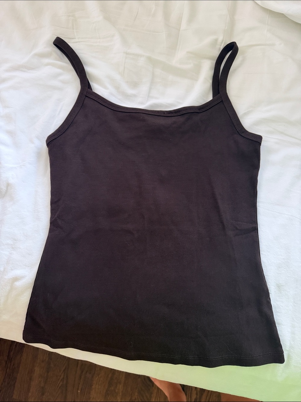 H&M Ribbed Brown Tank - Picture 1 of 2